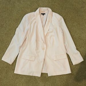 Light Pink Lane Bryant Long Blazer